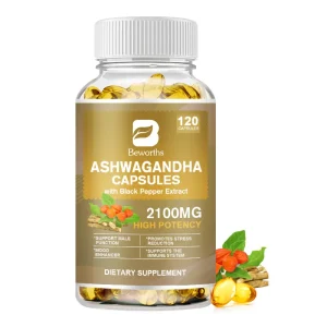 Ashwagandha Root Extract Capsule Relieve Anxiety