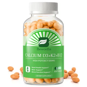 Vitamin D3K2 Calcium Capsules Support Immune Heart