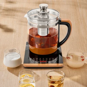 1.8L Electric Glass Tea Kettle