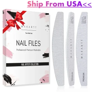 Nail File 100/180 Grit Emery Boards for Nails